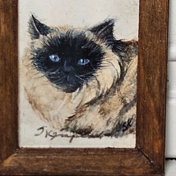 Miniature Cat Watercolor by Stephanie T. Kemper - Picture 3 of 5